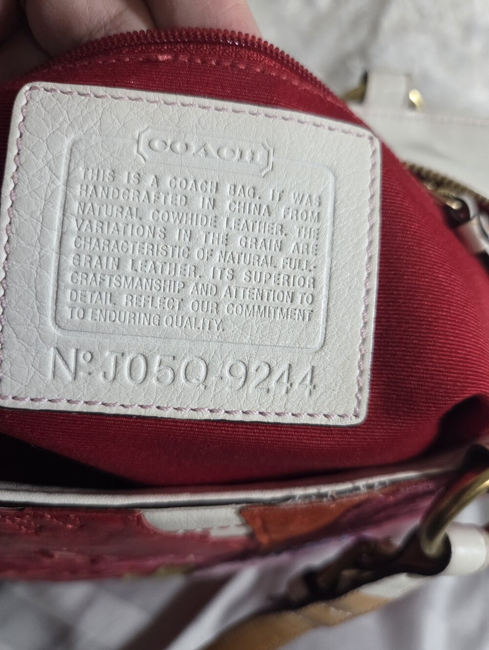 Coach Poppy "For Peace" Tote Bag - Picture 13 of 14